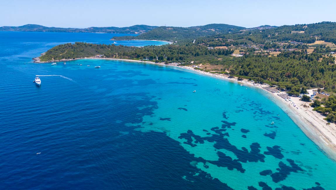 Glarokavos beach is one of the best beaches in Halkidiki