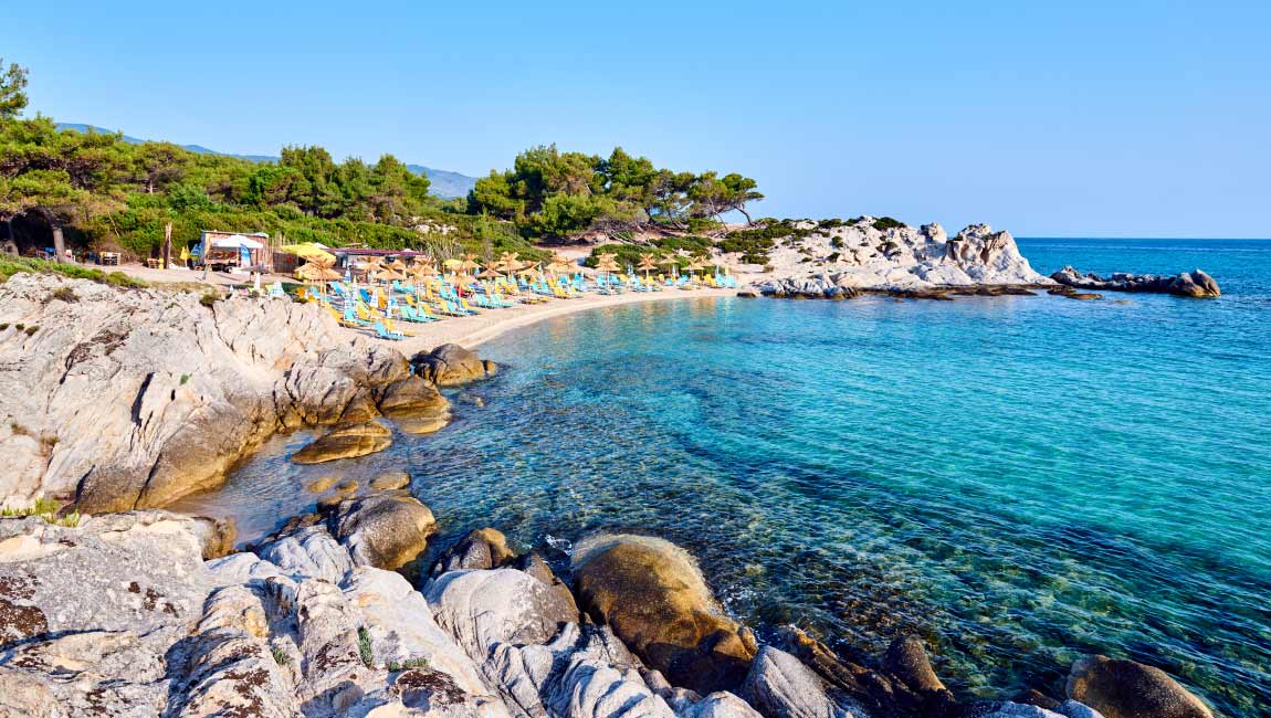 Kavourotrypes is the best beaches in Halkidiki