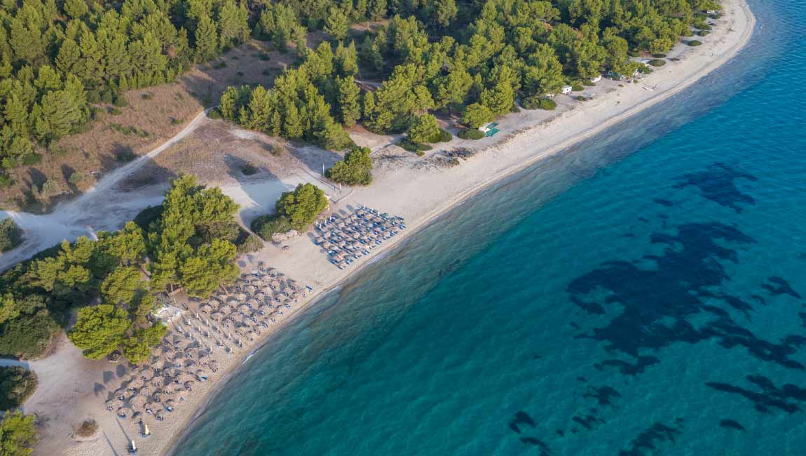 Paragga beach is one of the best in Halkidiki