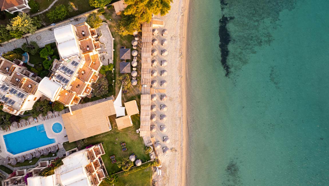 Skala Fourkas Beach is one of the best in Halkidiki